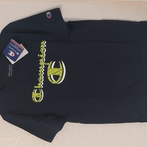 Boys Champion tee color:navy size XL